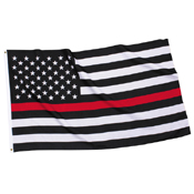 Thin Red Stripe US Flag