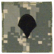 Official U.S. Made Embroidered Rank Insignia Spec-4