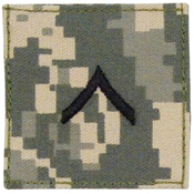 Official U.S. Made Embroidered Rank Insignia - Private