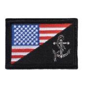 US Flag / USN Anchor Patch