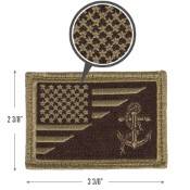 US Flag / USN Anchor Patch