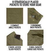 Vintage Accent Paratrooper Fatigues Pants