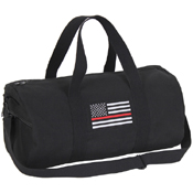 Thin Red Line Canvas Shoulder 19 Inch Duffle Bag