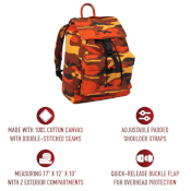 Water Resistant Canvas Daypack