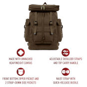 Canvas European Style Rucksack