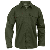 Mens Olive Drab Vintage Fatigue Shirt