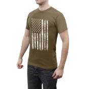 Athletic Fit US Flag  T-Shirt
