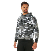 Mens Camo Pullover Hooded Sweatshirt