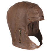 WWII Style Pilots Leather Helmet