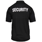 Moisture Wicking Security Polo Shirt with Badge