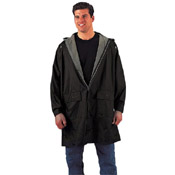 Mens PVC Inner Attached Hood with Under Arm Vent