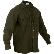 Ultra Force Mens Heavy Weight Solid Flannel Shirt