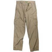 Ultra Force Khaki Vintage Flat Front Cargo Fatigue Pants