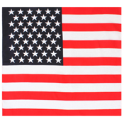 27 X 27 Inches U.S. Flag Bandana