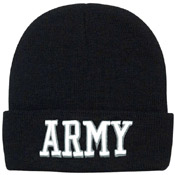 Deluxe Embroidered Army  Watch Cap