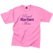 Womens Proud Marines Mom T-Shirt