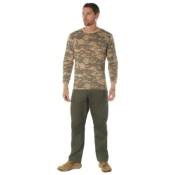 Mens Long Sleeve Digital Camo T-Shirts