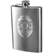 Military Engraved Stainless Steel Flask