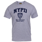Mens Officially Licensed NYPD Physical Training T-Shirt