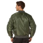 Ultra Force Mens MA-1 Flight Jacket with Patches