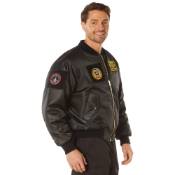 Ultra Force Mens MA-1 Flight Jacket with Patches