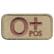 O Positive Blood Type Morale Patch