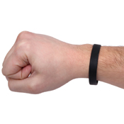 Insect Repellent Black Wristband