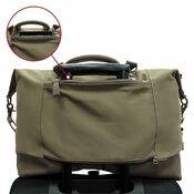 Premium Vintage Carry-On Travel Bag Olive Drab