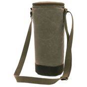 Waxed Canvas Beverage Carrier Tote Bag