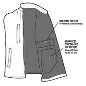 V2 Concealed Carry Soft Shell Vest