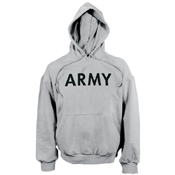 Mens Army PT Pullover Hooded Sweatshirt