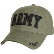Ultra Force Deluxe Army Embroidered Low Profile Insignia Cap