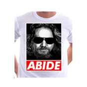 ABIDE White Custom T-Shirt