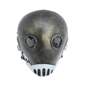 Metal Mesh Hell Jazz Full Face Fiberglass Airsoft Mask