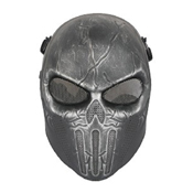 Punisher Airsfot Mask - Antique Silver Finish