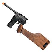 WE-Tech Faux Wood Blowback Airsoft Pistol