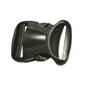 Quick Release 1 Inch Black Buckle - 2pc