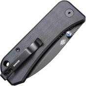 Explorer Banter Folding Knife - Black G10 Handle - Wood, a fusion of materials 