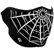 Neoprene Spider Web Half Face Mask