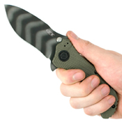 ZT-0301 G10 Front & Titanium Back Handle Folding Knife